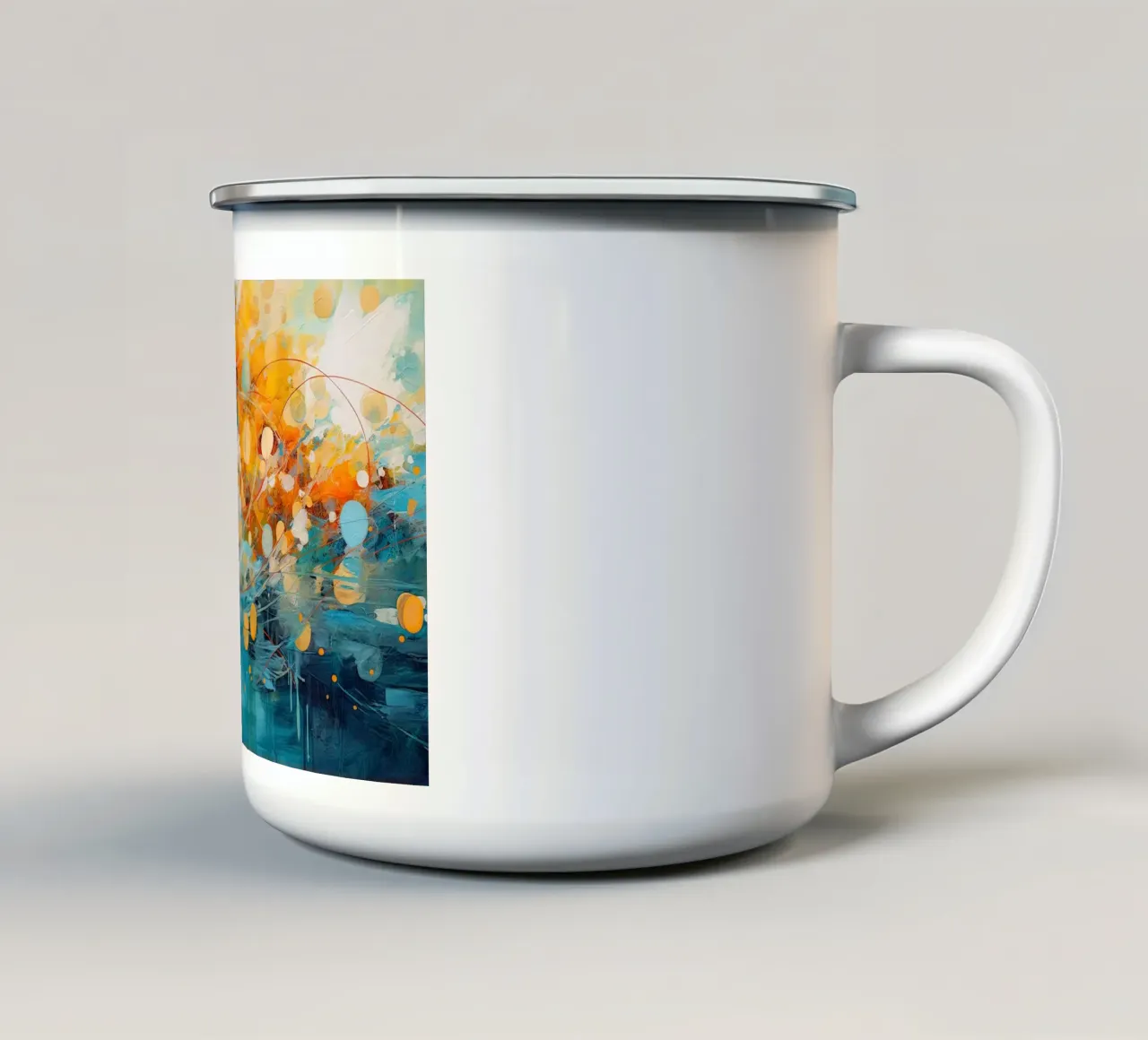Arte da parete di Imagine tazza in smalto da Imagine
