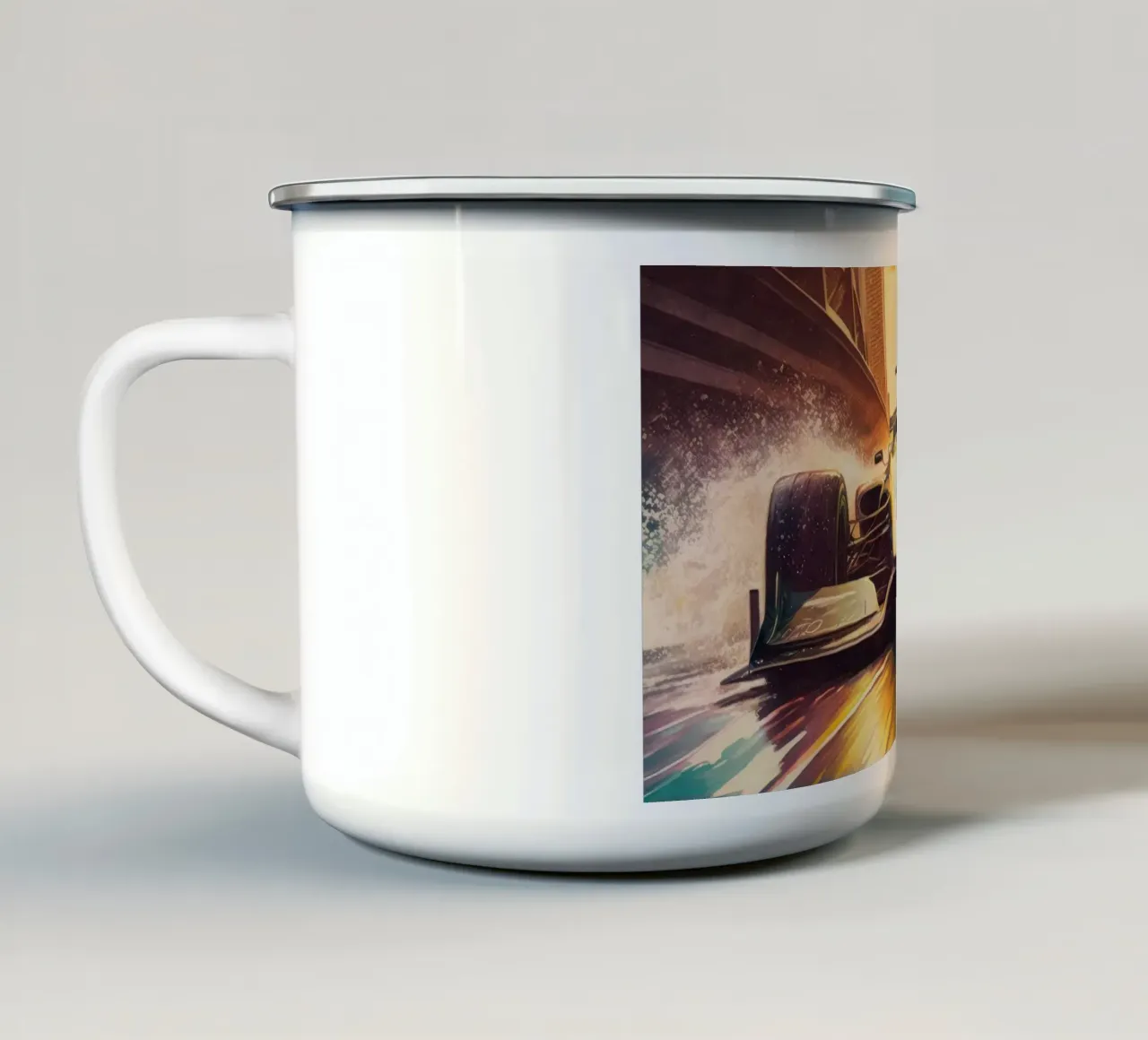 Arte da parete di Imagine tazza in smalto da Imagine