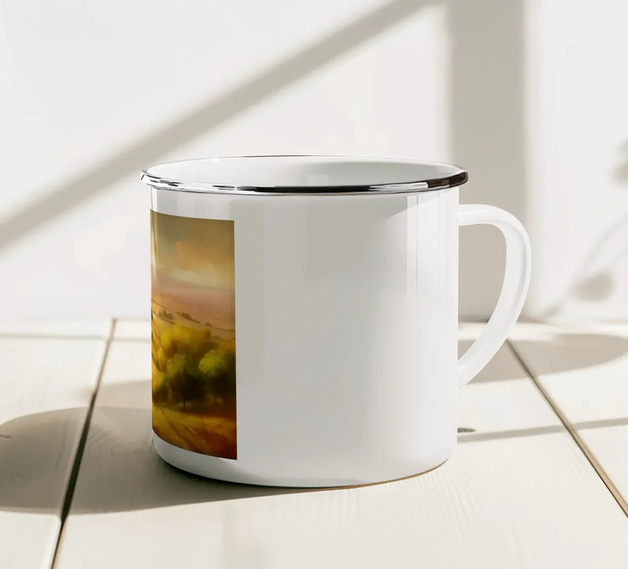 Arte da parete di Imagine tazza in smalto da Imagine