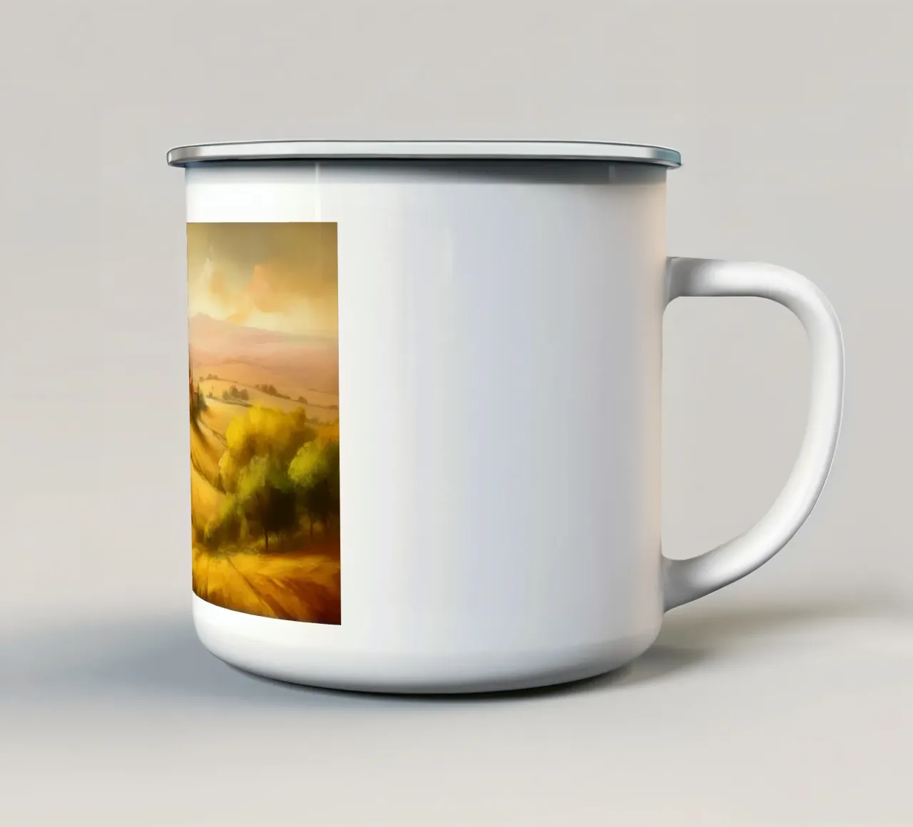 Arte da parete di Imagine tazza in smalto da Imagine