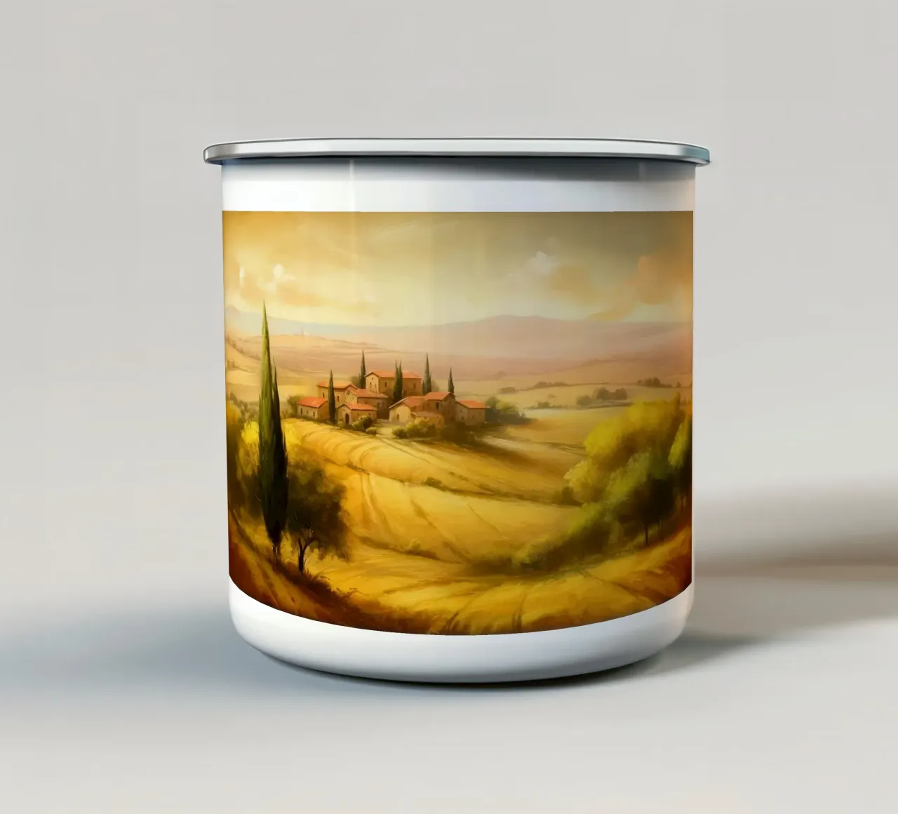 Arte da parete di Imagine tazza in smalto da Imagine