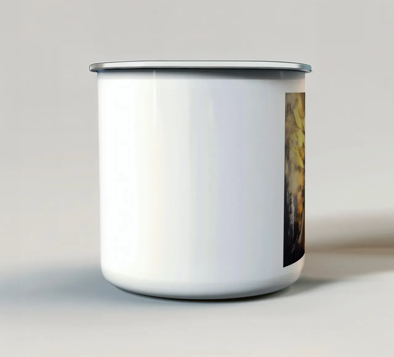 Arte da parete di Imagine tazza in smalto da Imagine
