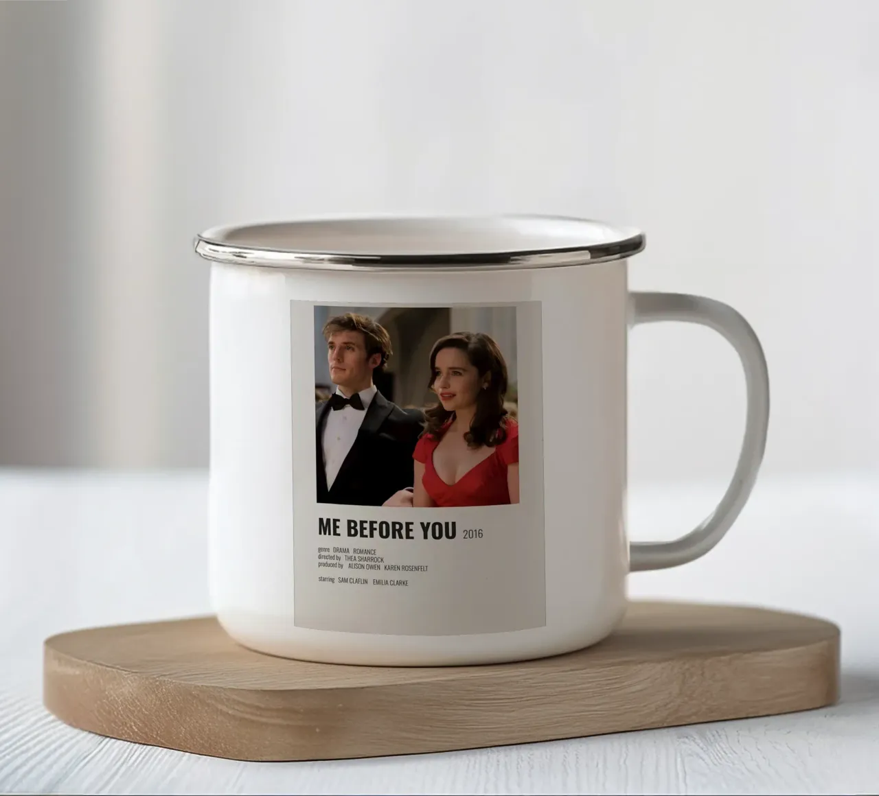 ME BEFORE YOU 2016 tazza in smalto da MVFminimalist