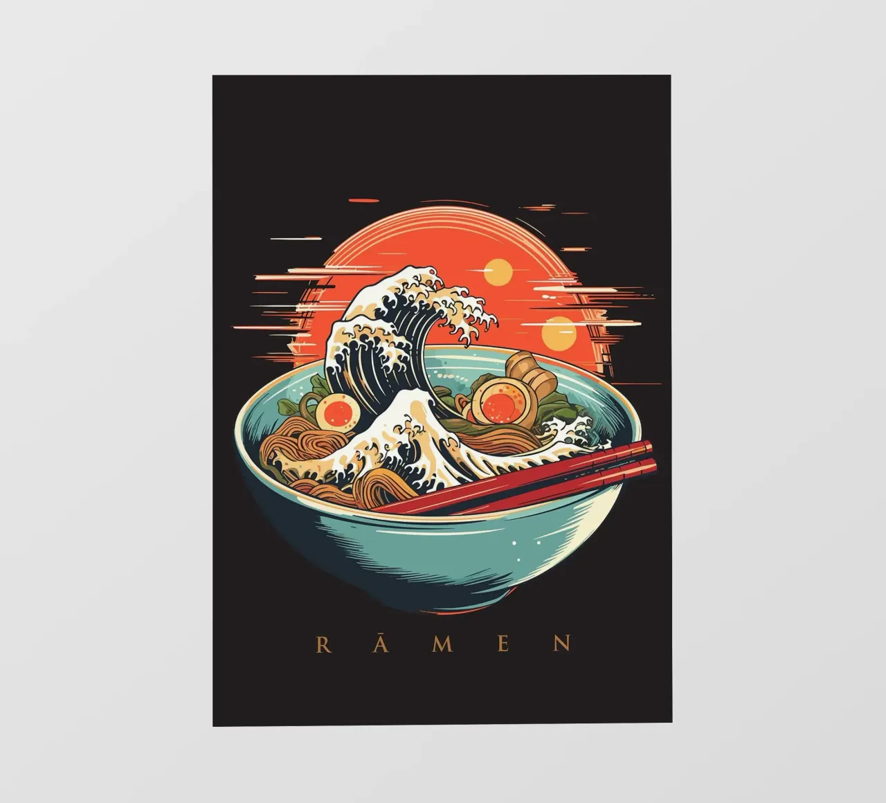 Tagliatelle Ramen pellicola backlit da Patrick J Curtis