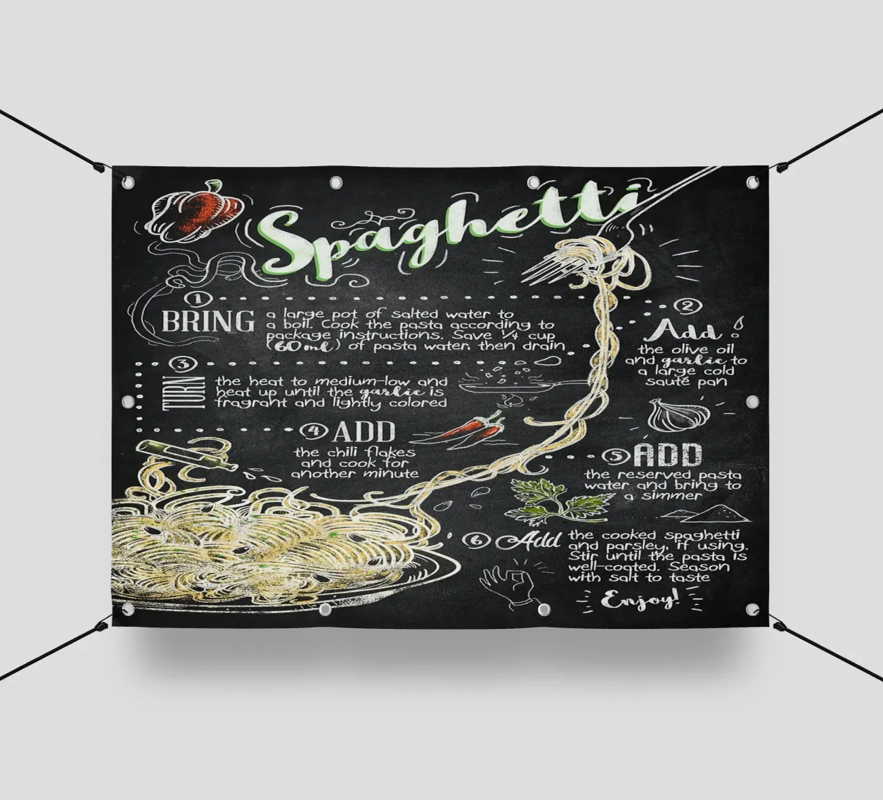 Spaghetti telo in pvc da Patrick J Curtis