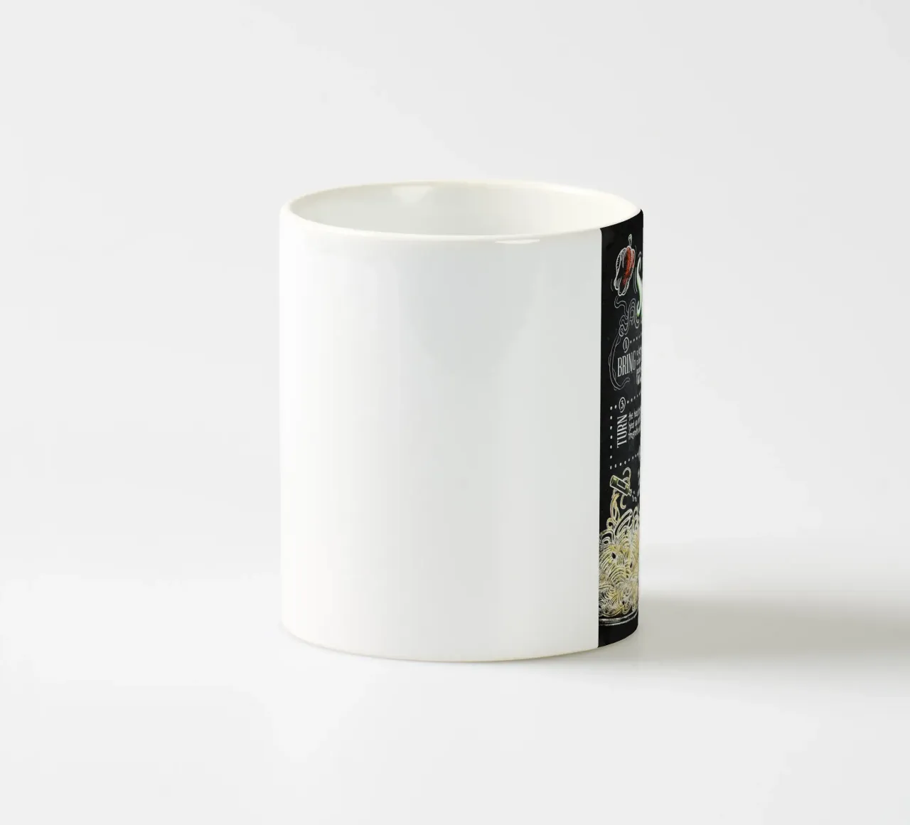Spaghetti tazza in ceramica da Patrick J Curtis