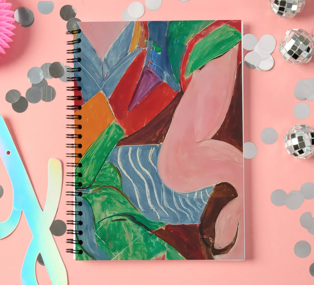 Le Bras 1938 spiral notebook by Vonda Shop