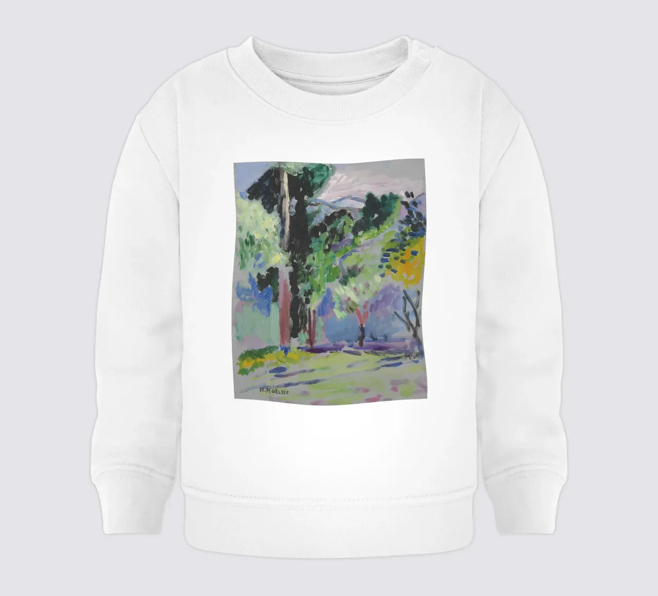 Paesaggio a Collioure felpa neonato da Vonda Shop