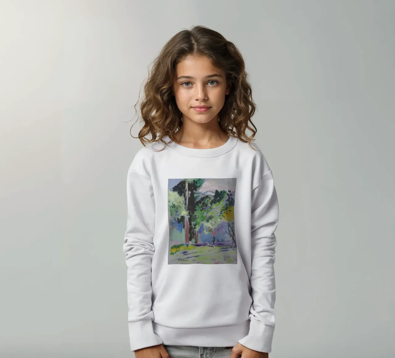 Paesaggio a Collioure felpa bambino da Vonda Shop
