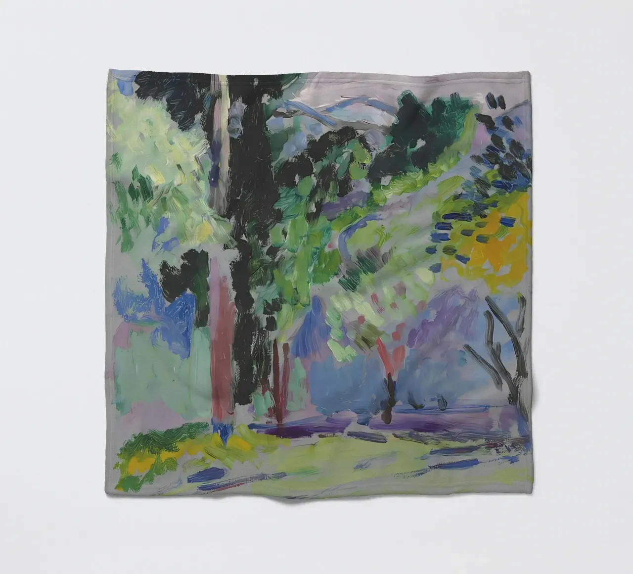 Landschaft a Collioure Fleecedecke von Vonda Shop