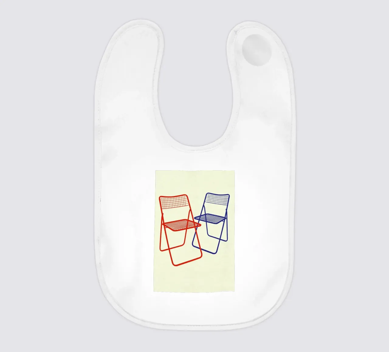 Ted Net Chair Red Blue bavaglino da Rosi Feist