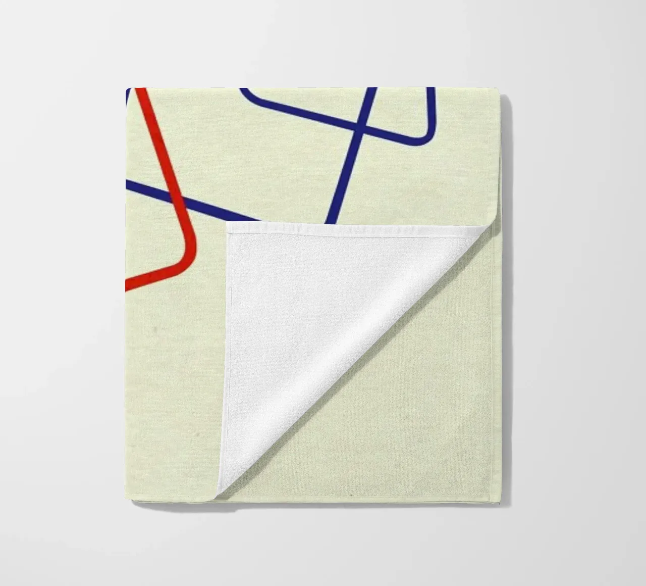 Ted Net Chair Red Blue telo mare da Rosi Feist