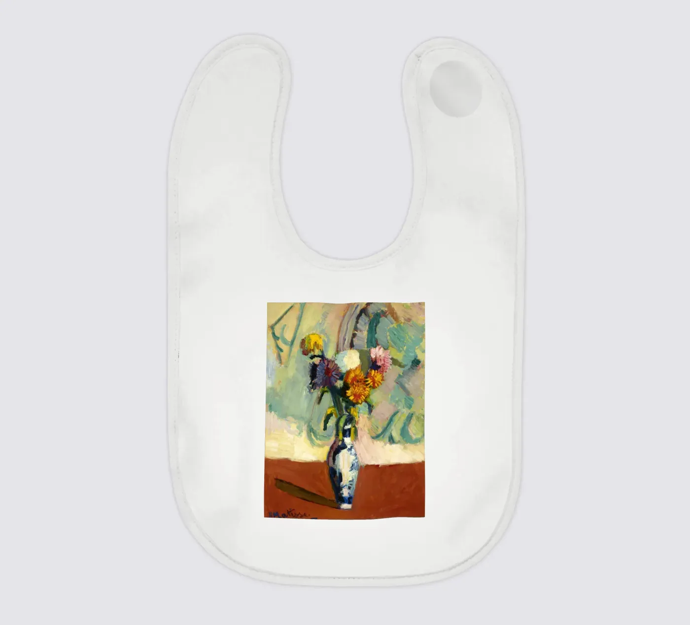 Vase baby bib by Vonda Shop