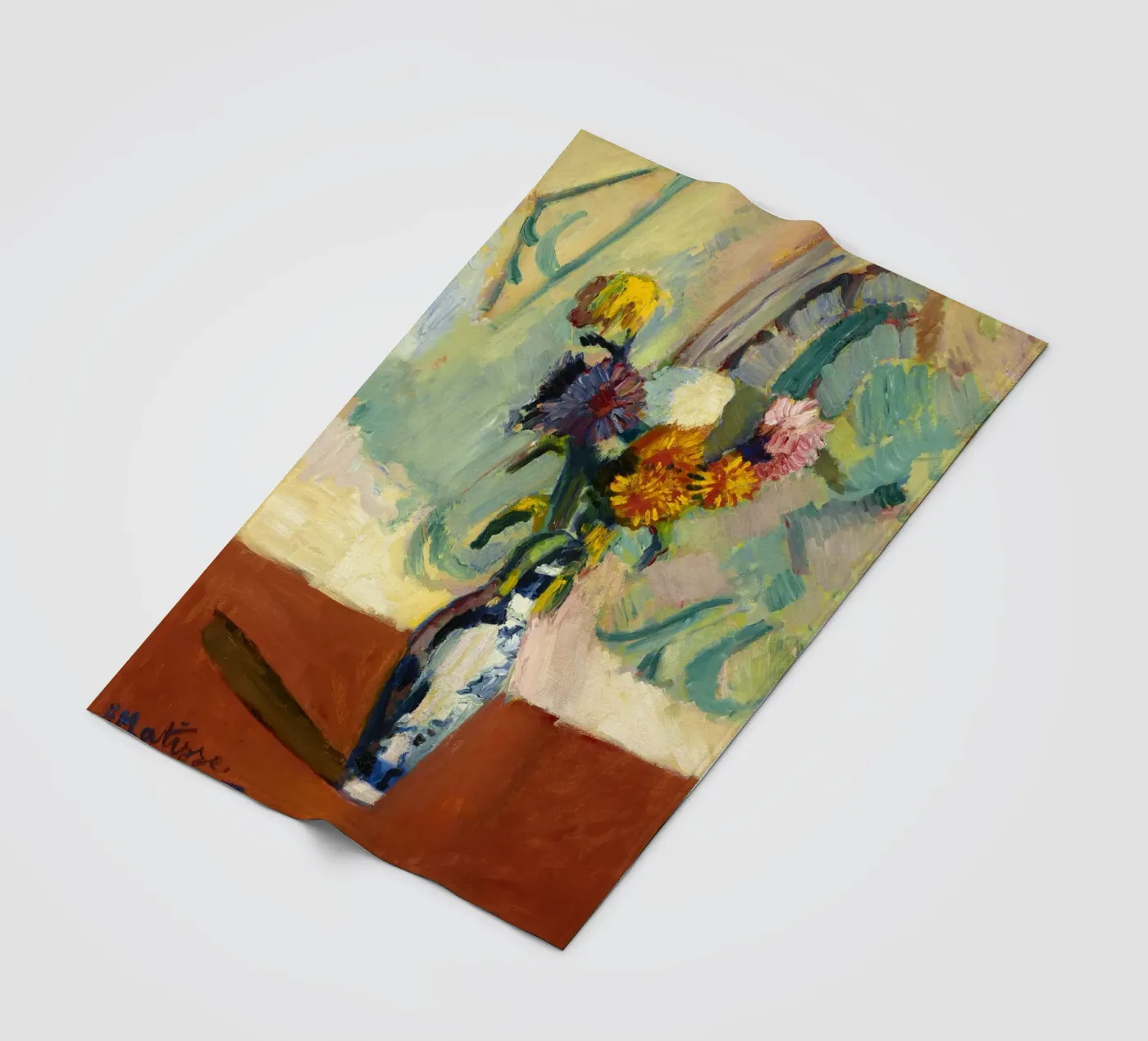 Vase fleece blanket by Vonda Shop