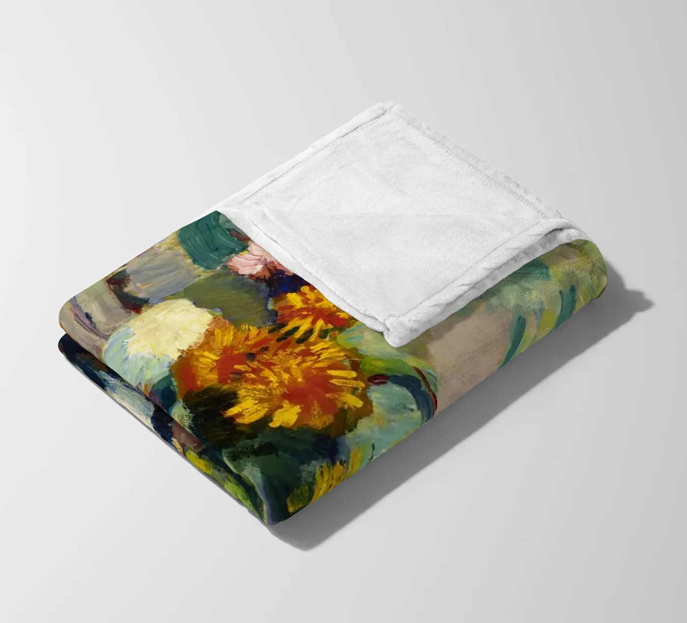 Vase fleece blanket by Vonda Shop