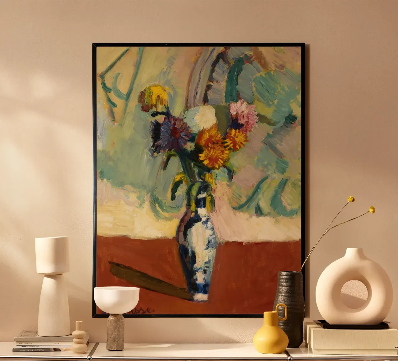 Vaso poster con telaio in plastica da Vonda Shop
