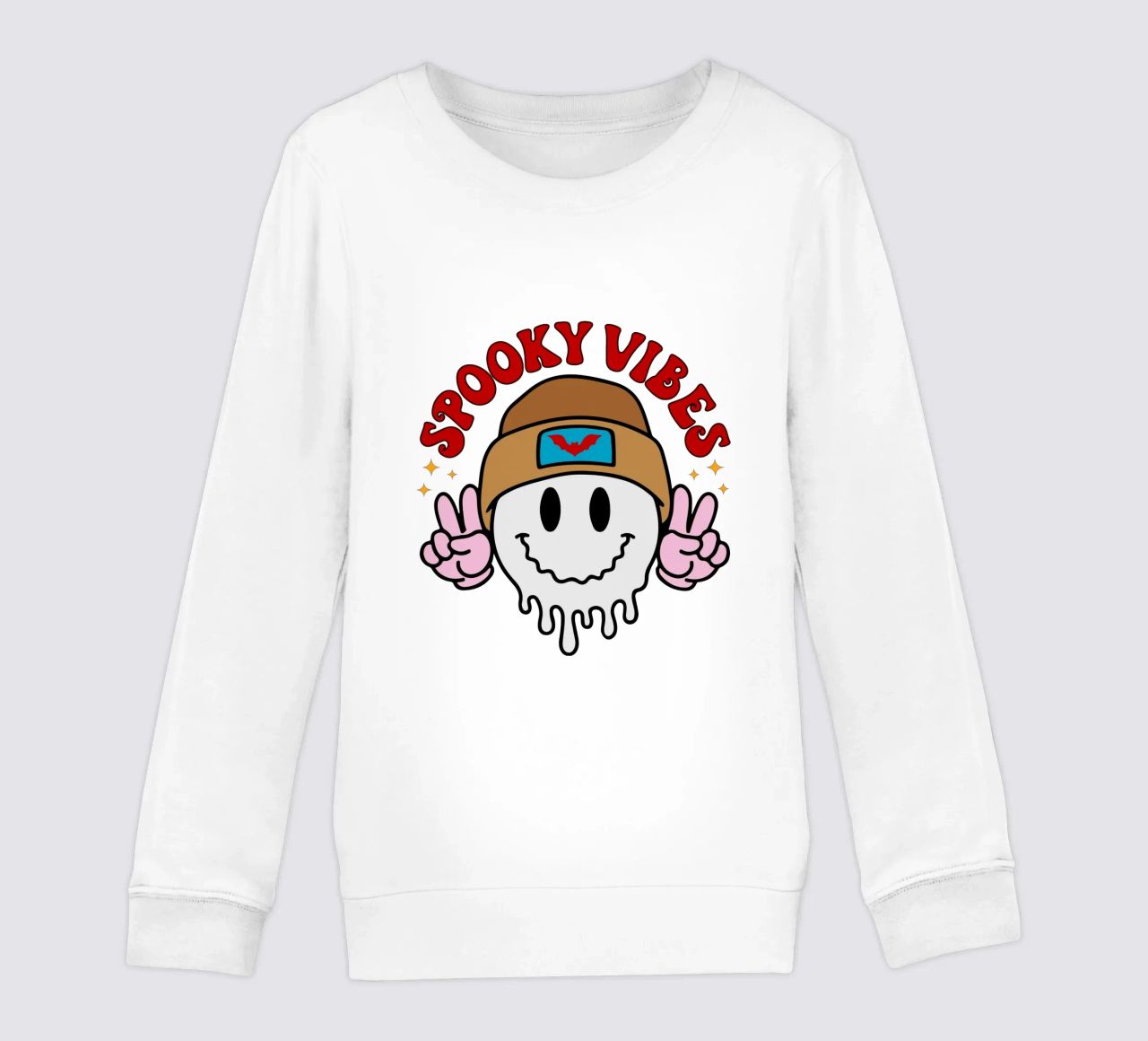 spooky vibes icon funny halloween sudadera para niño de ersanim