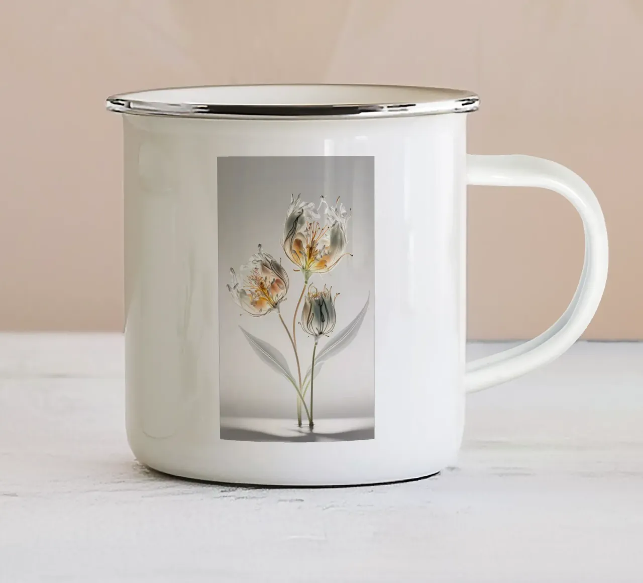 Arte da parete di Imagine tazza in smalto da Imagine