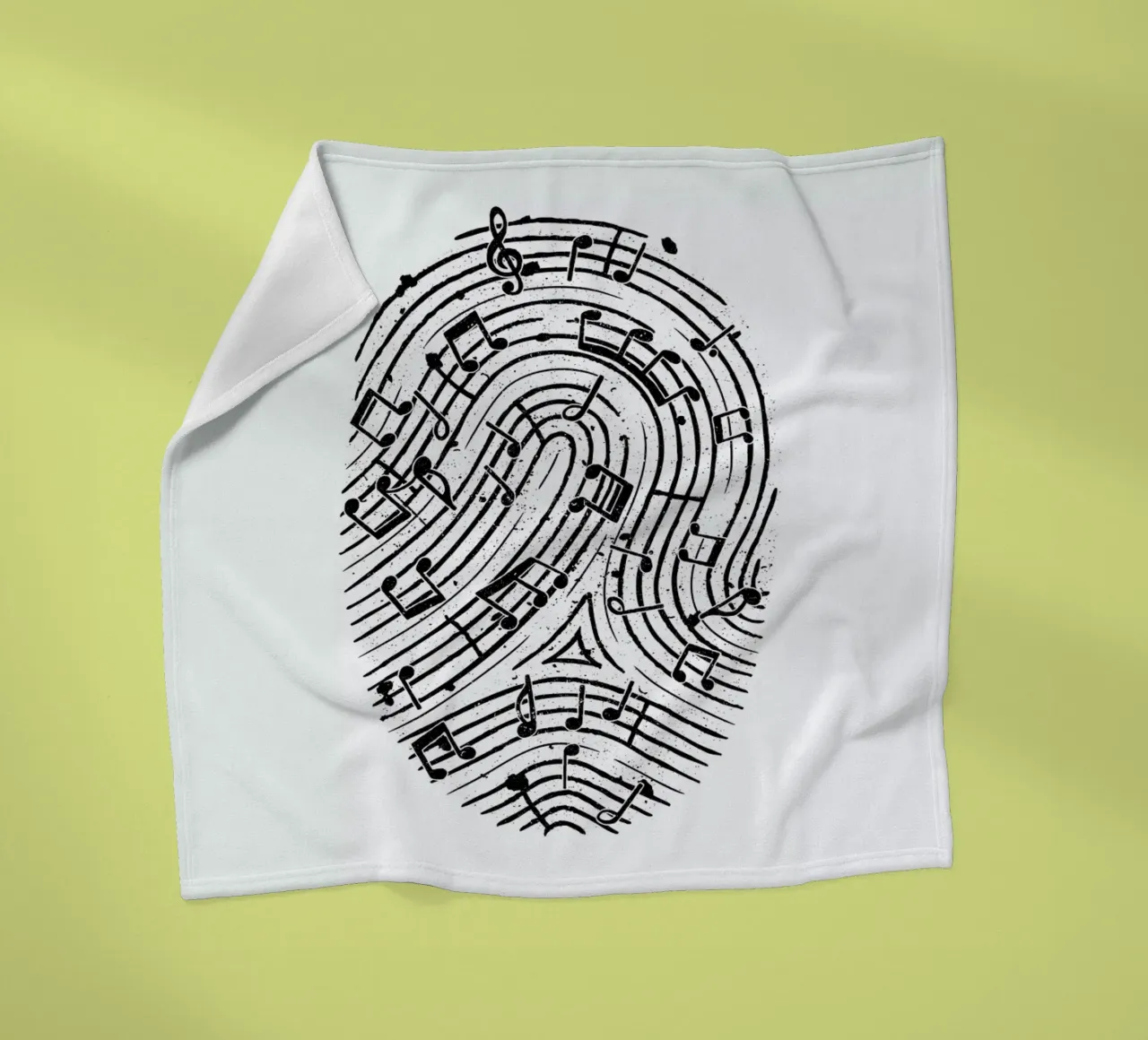 Musical Fingerprint coperta in pile da Tobe Fonseca