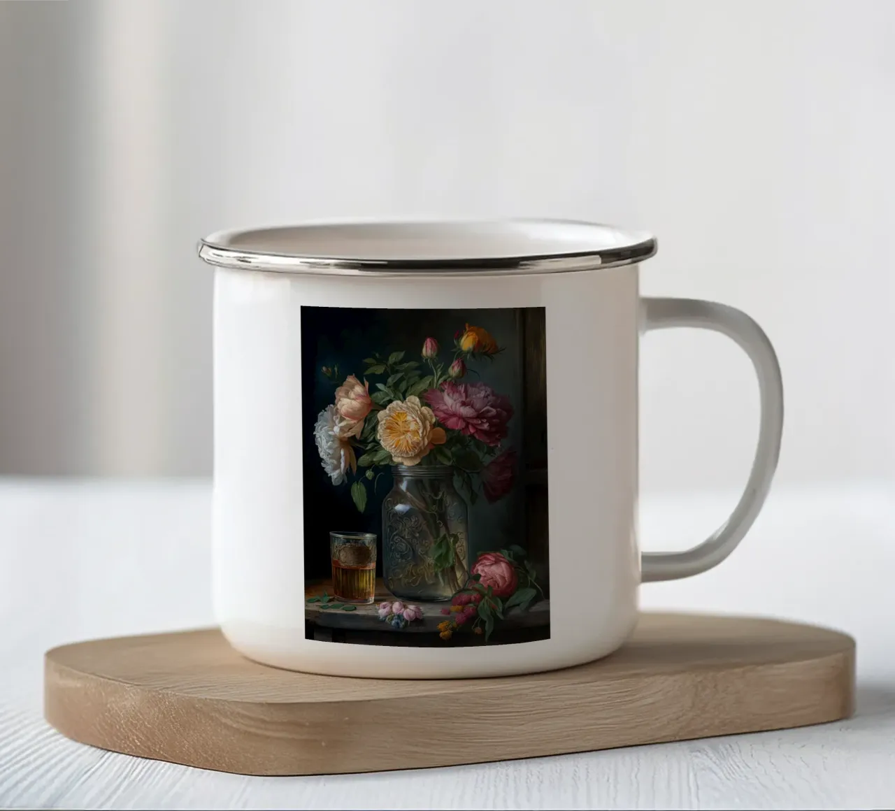 Arte da parete di Imagine tazza in smalto da Imagine
