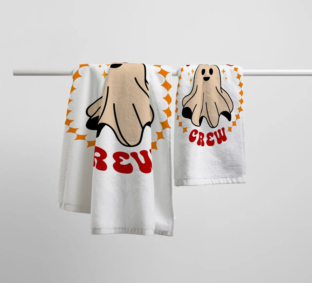 the boo crew funny halloween towel by ersanim