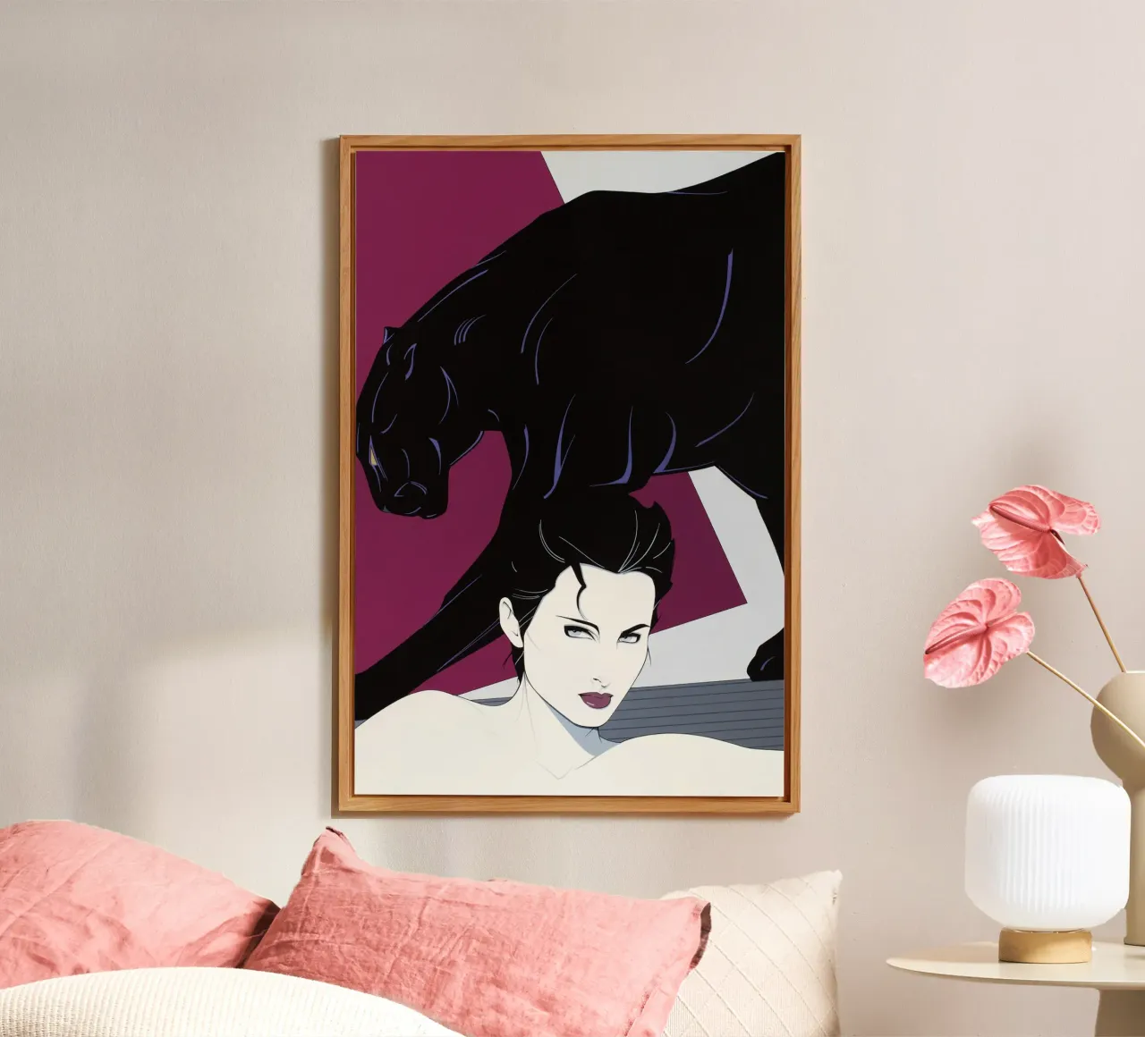 Patrick Nagel art alluminio dibond da Kabir