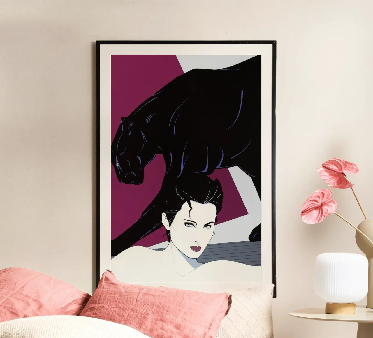 Patrick Nagel art poster da Kabir