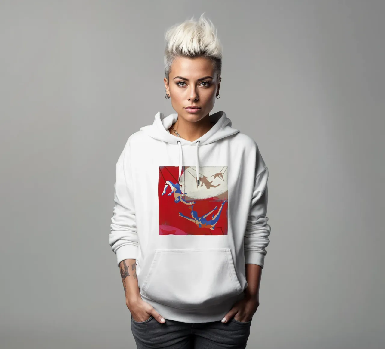 Trapeze felpa con cappuccio da Andy Bridge