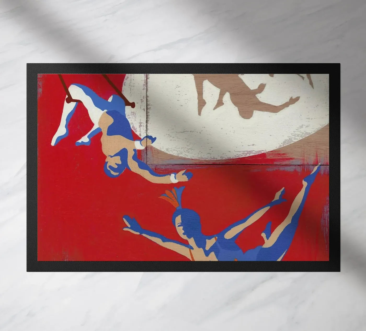 Trapeze doormat by Andy Bridge