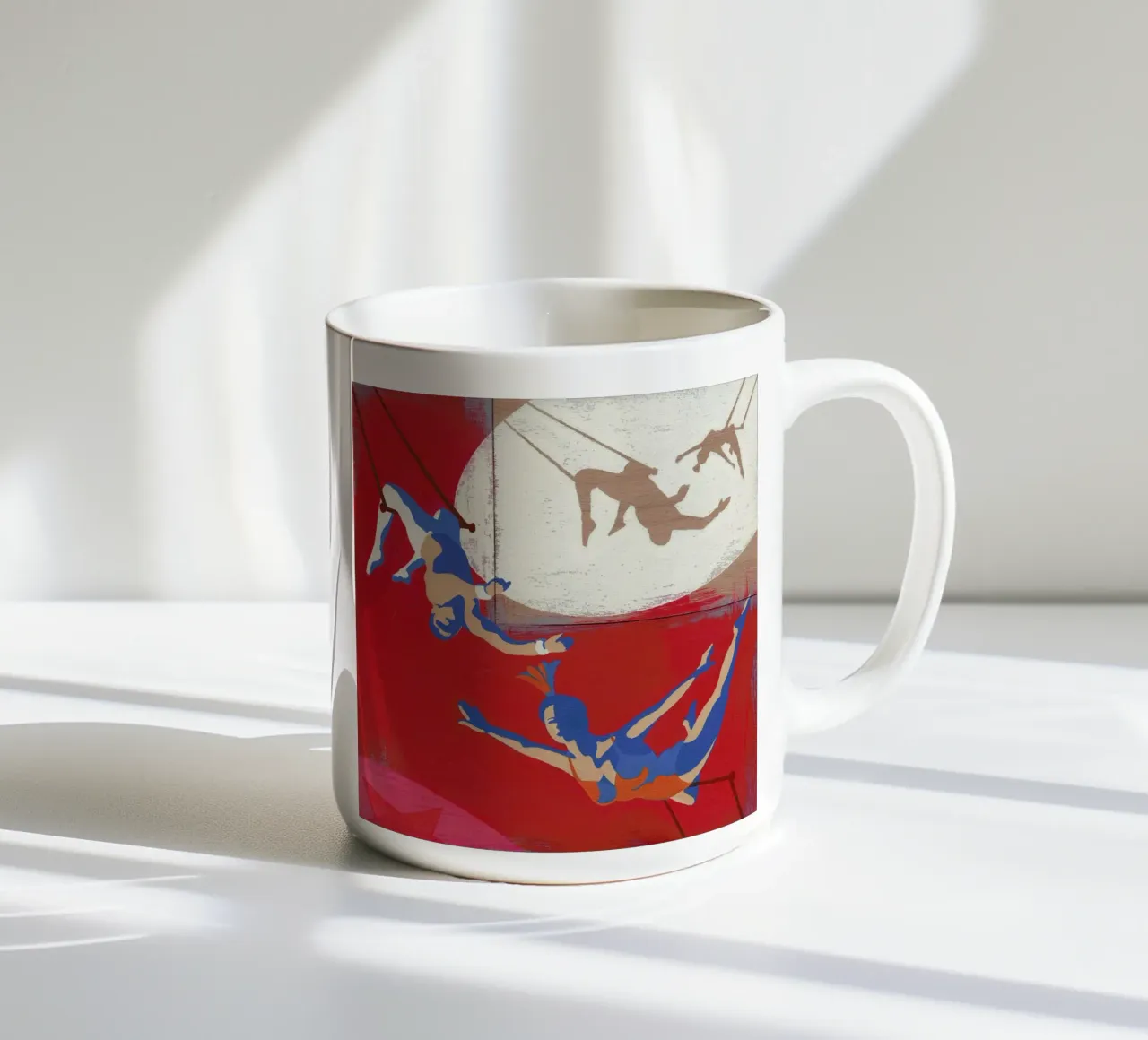 Trapeze ceramic mug by Andy Bridge