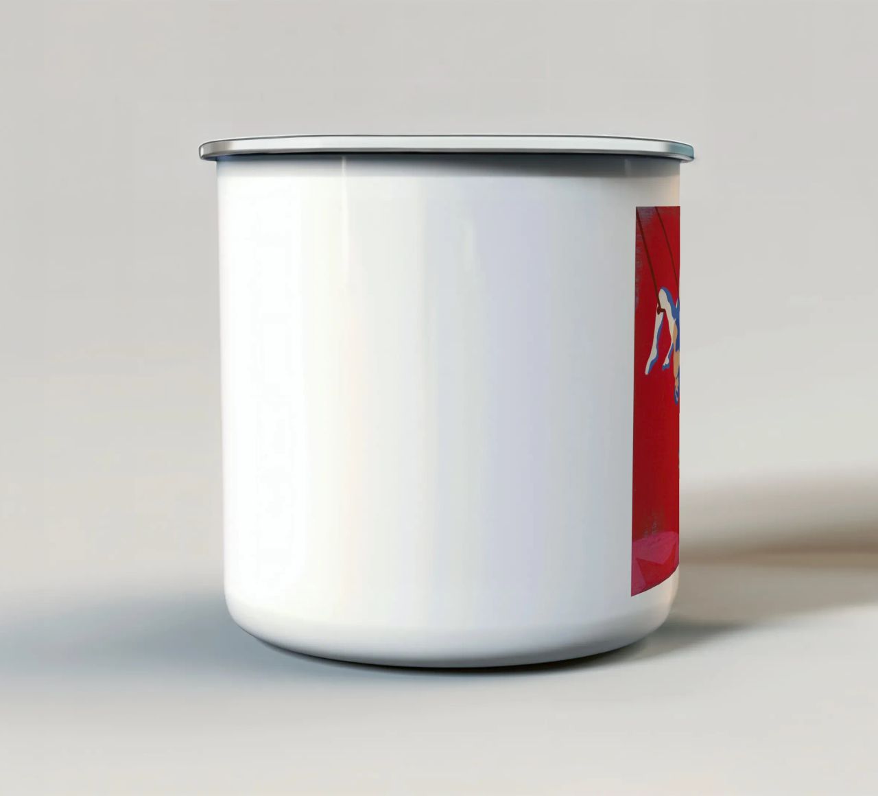 Trapeze tazza in smalto da Andy Bridge