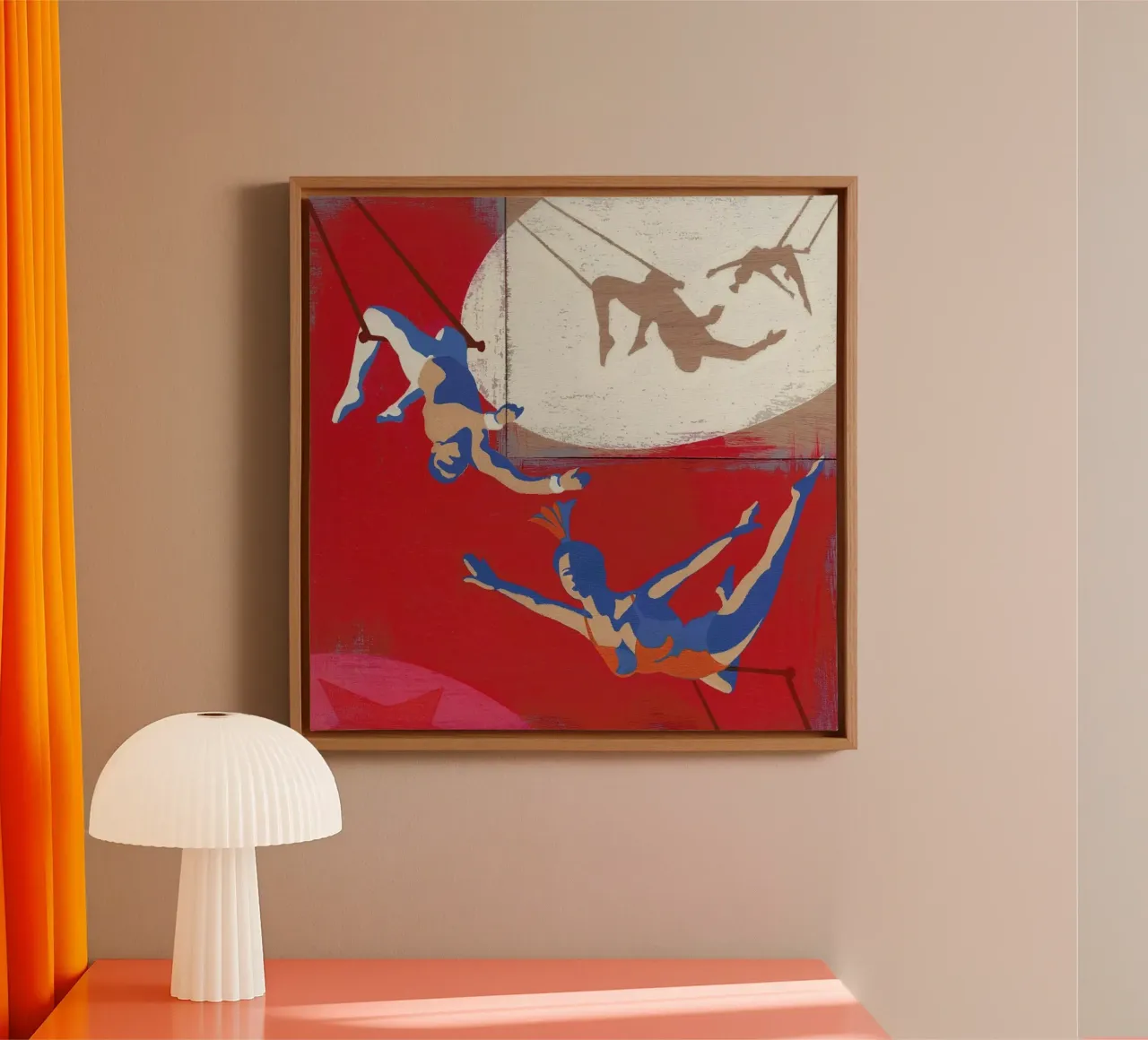 Trapeze tela con Cornice a cassetta da Andy Bridge