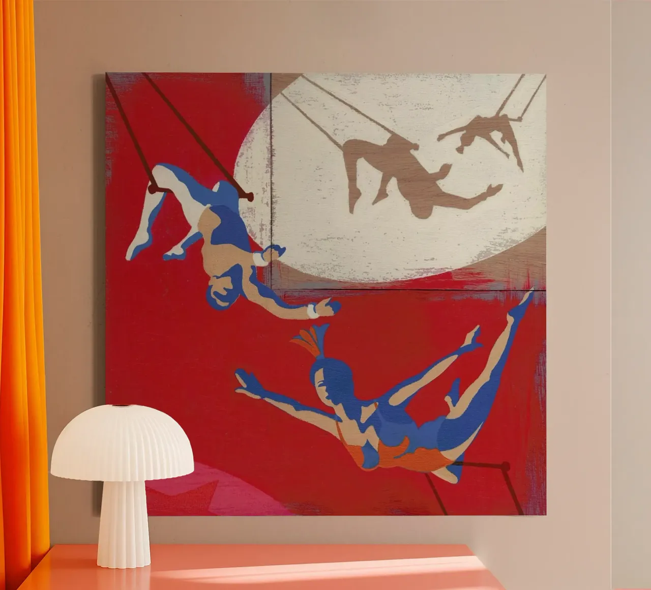 Trapeze tela con Cornice a cassetta da Andy Bridge