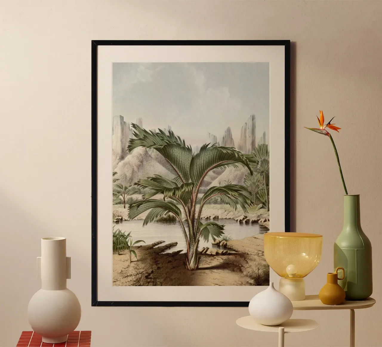 Vintage Houtte 2 Stevensonia Sechellarum poster da Vintage Print Collection