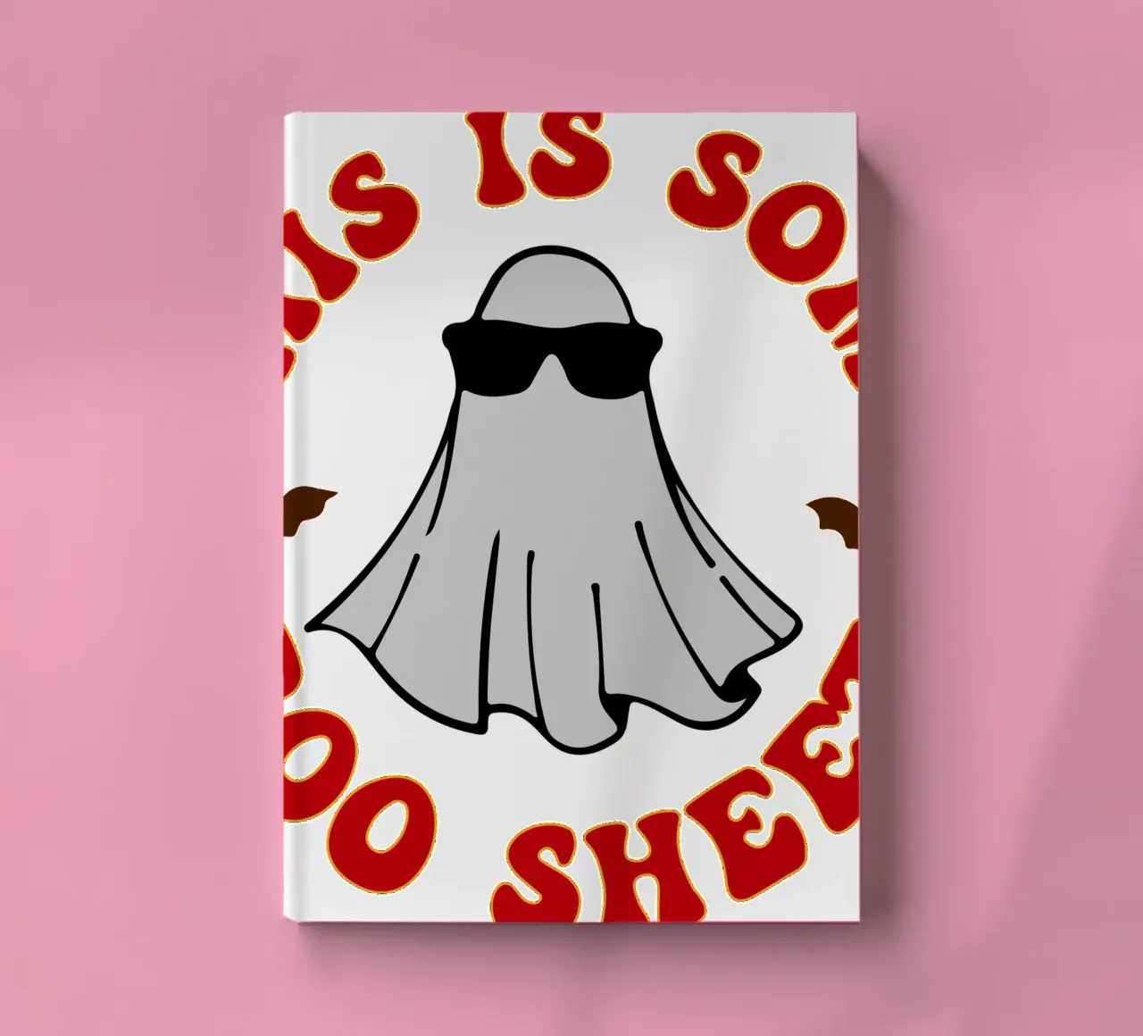this is some boo sheet funny halloween notebook by ersanim