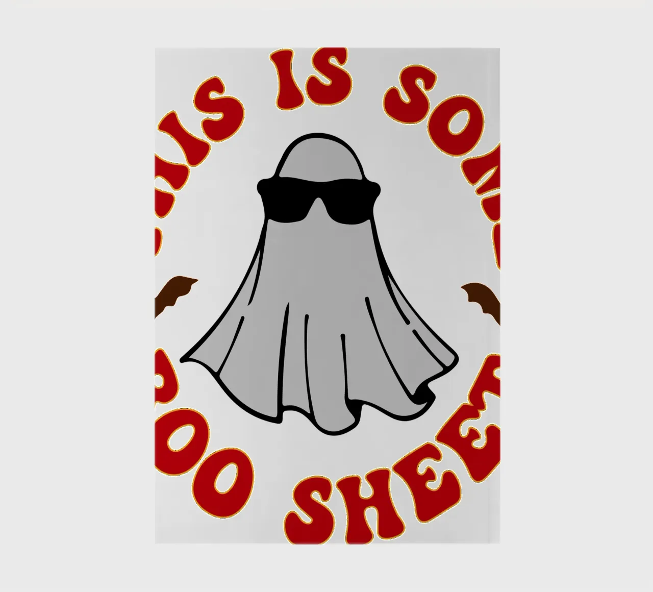 this is some boo sheet funny halloween notebook by ersanim