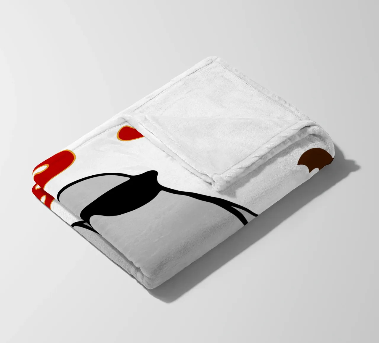 questo è un foglio boo divertente halloween coperta in pile da ersanim