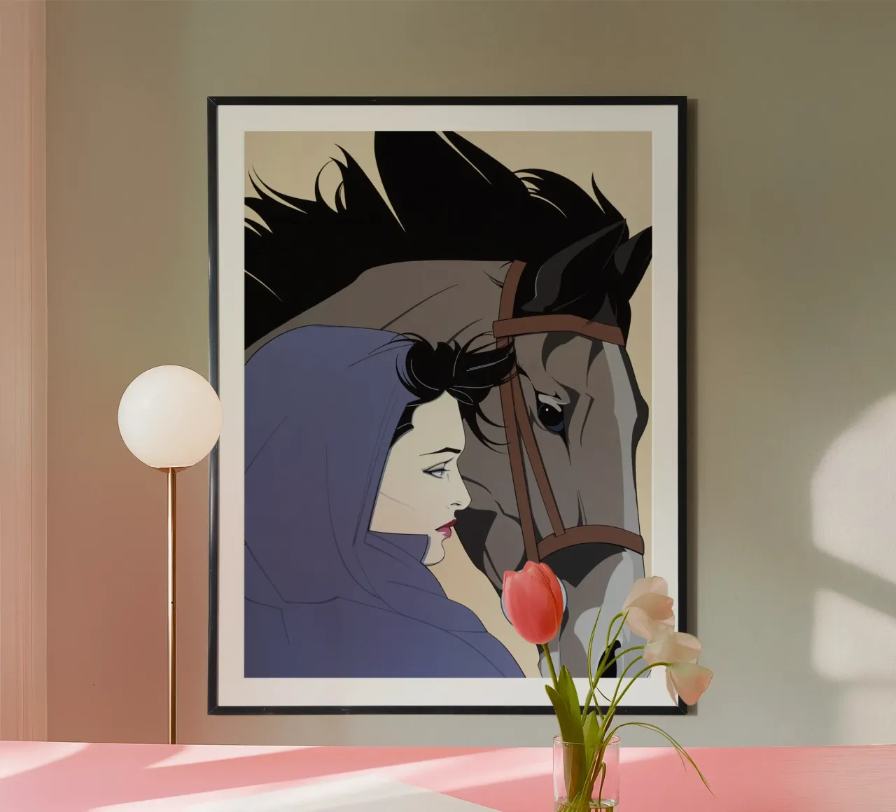 Patrick Nagel art carta hahnemühle da Kabir