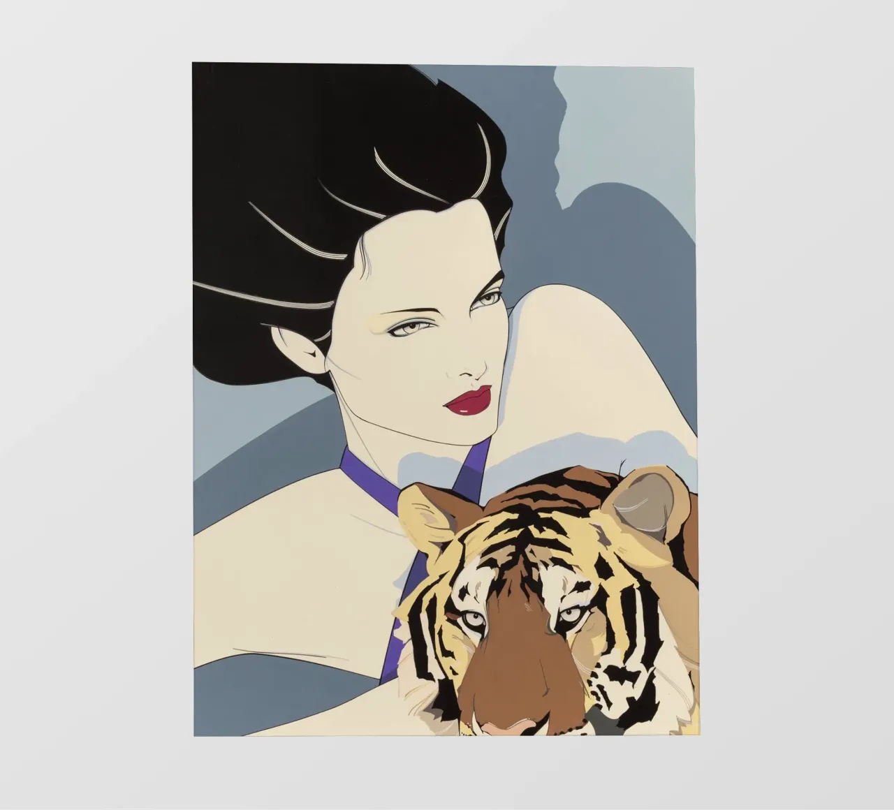 Patrick Nagel art telo in pvc da Kabir