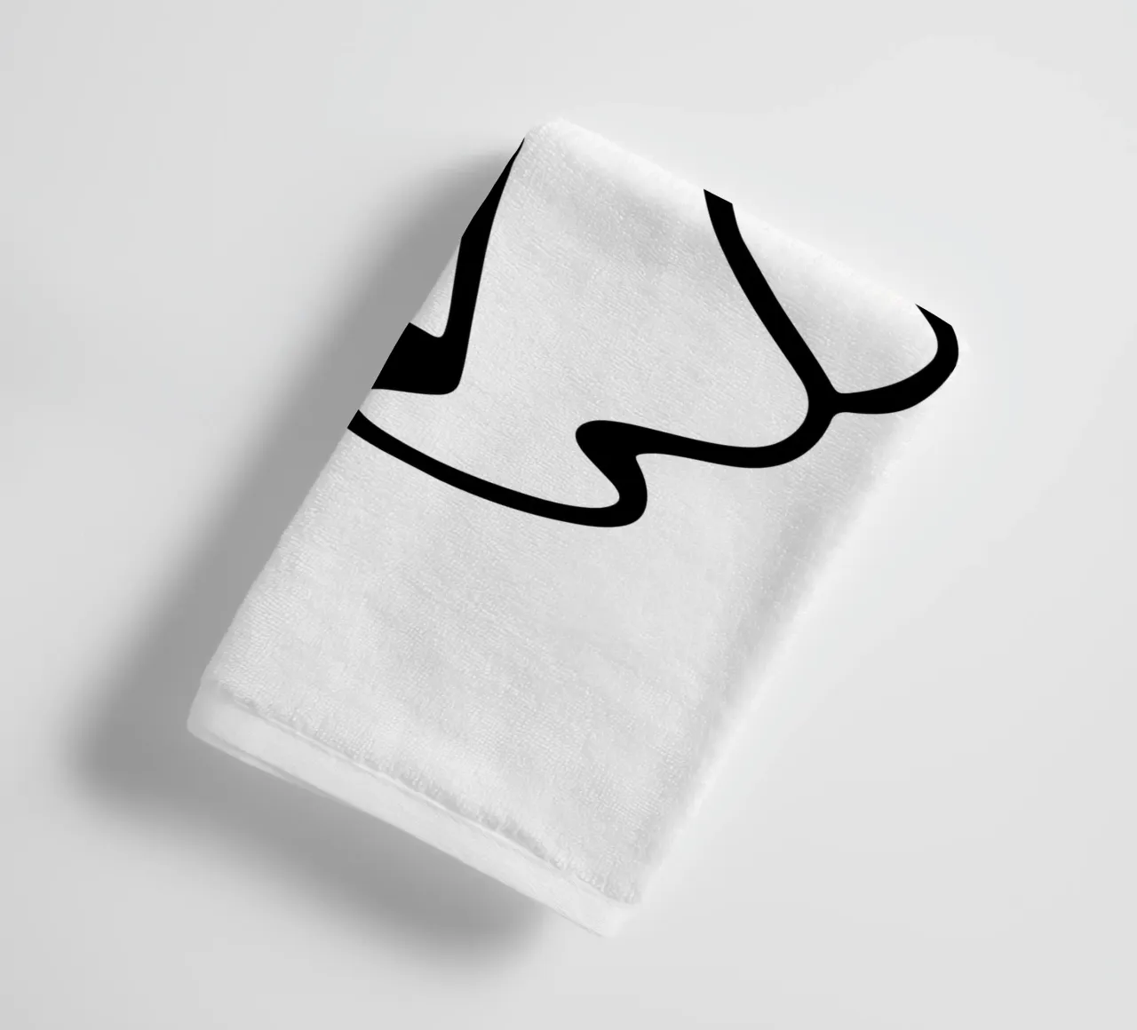 ghsot middle finger towel by ersanim