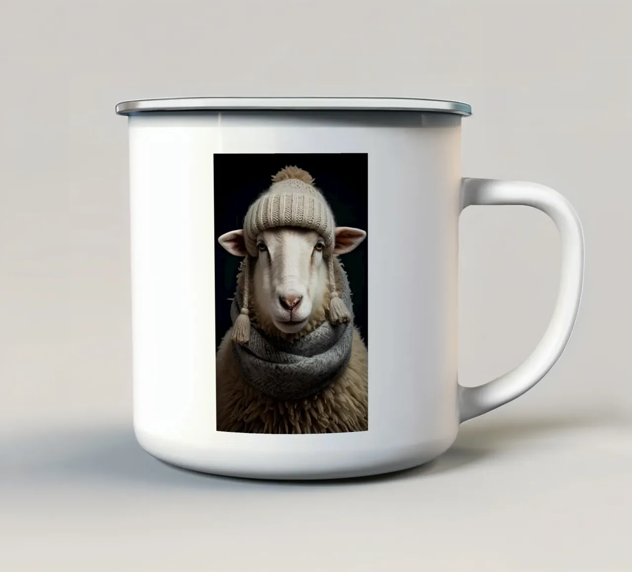 Wandkunst von Imagine Emaille Tasse von Imagine