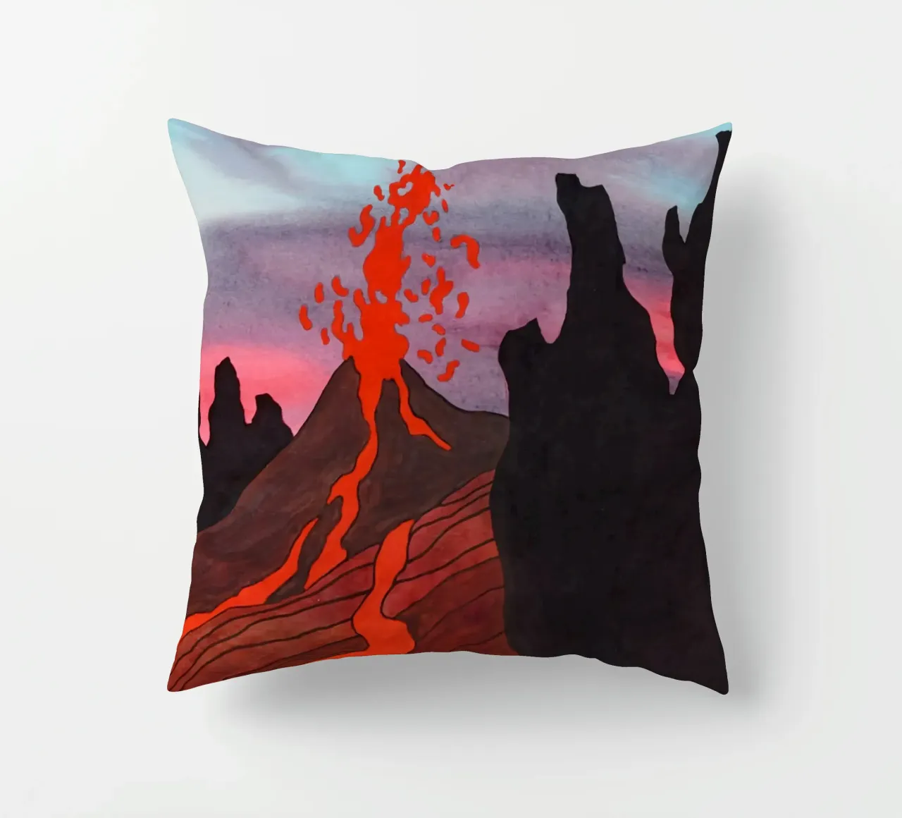 Ken Price Eruption continue non observée coussin de Marcobarshop