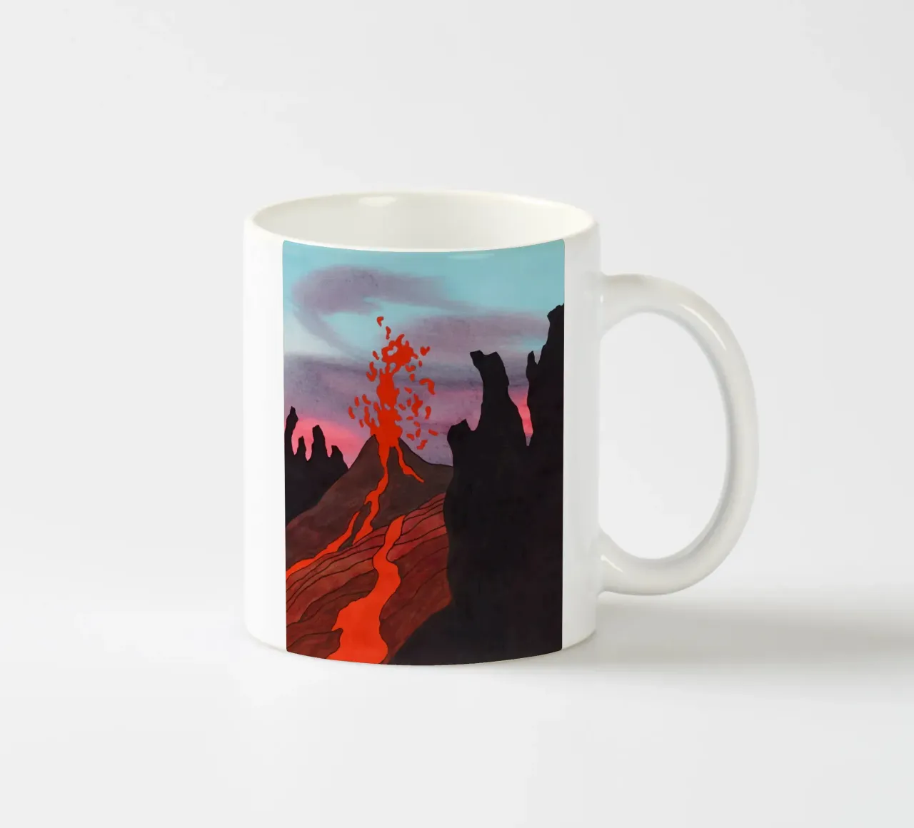Ken Price Eruption continue non observée mug en céramique de Marcobarshop