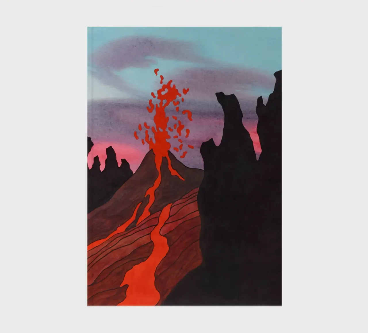 Ken Price Continuous Unobserved Eruption notebook by Marcobarshop