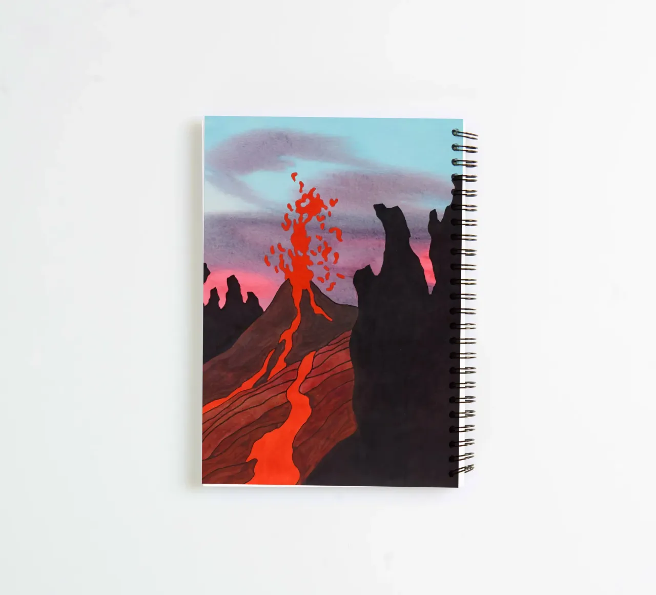 Ken Price Continuous Unobserved Eruption spiral notebook by Marcobarshop