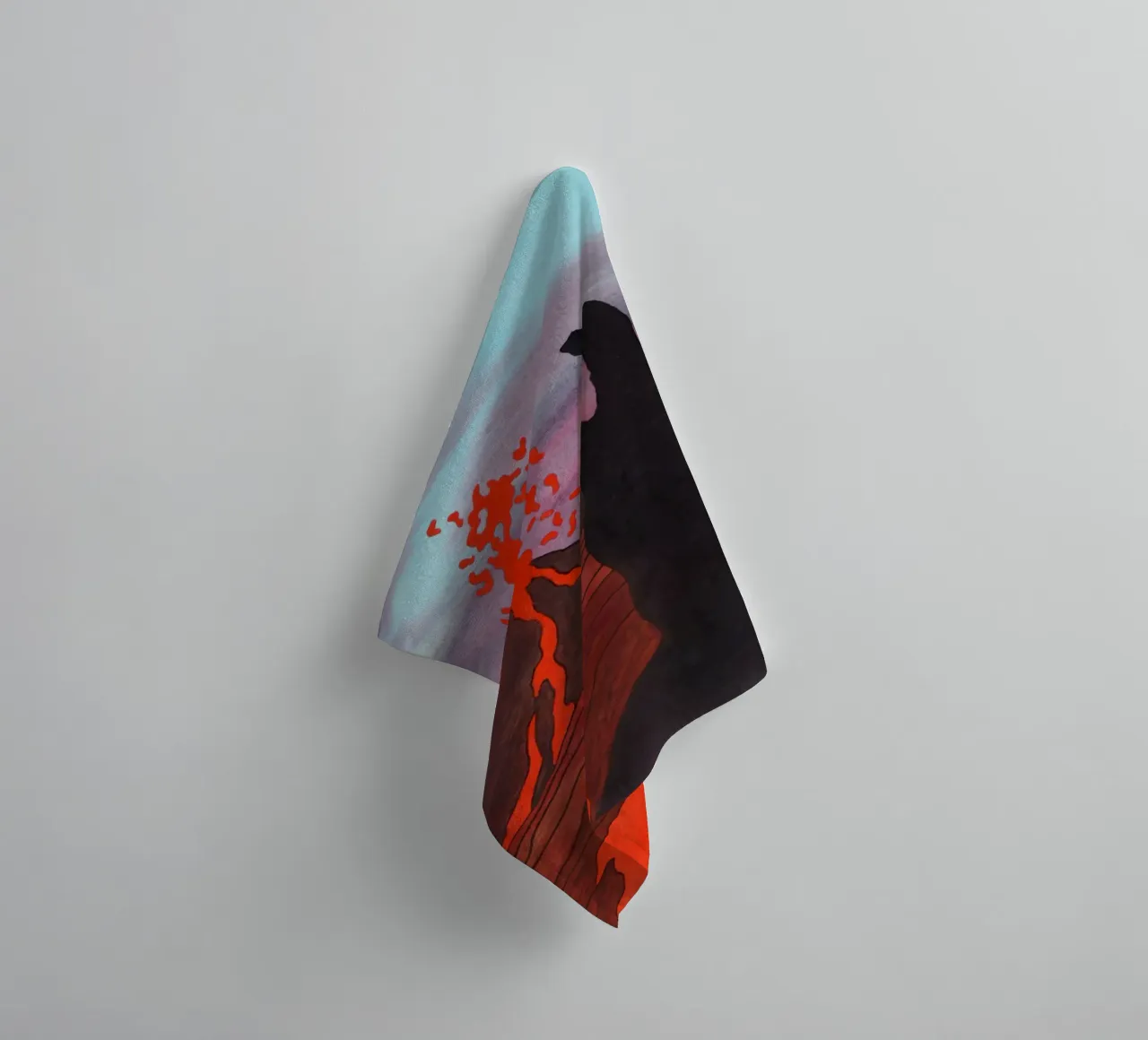 Ken Price Eruption continue non observée serviette de bain de Marcobarshop