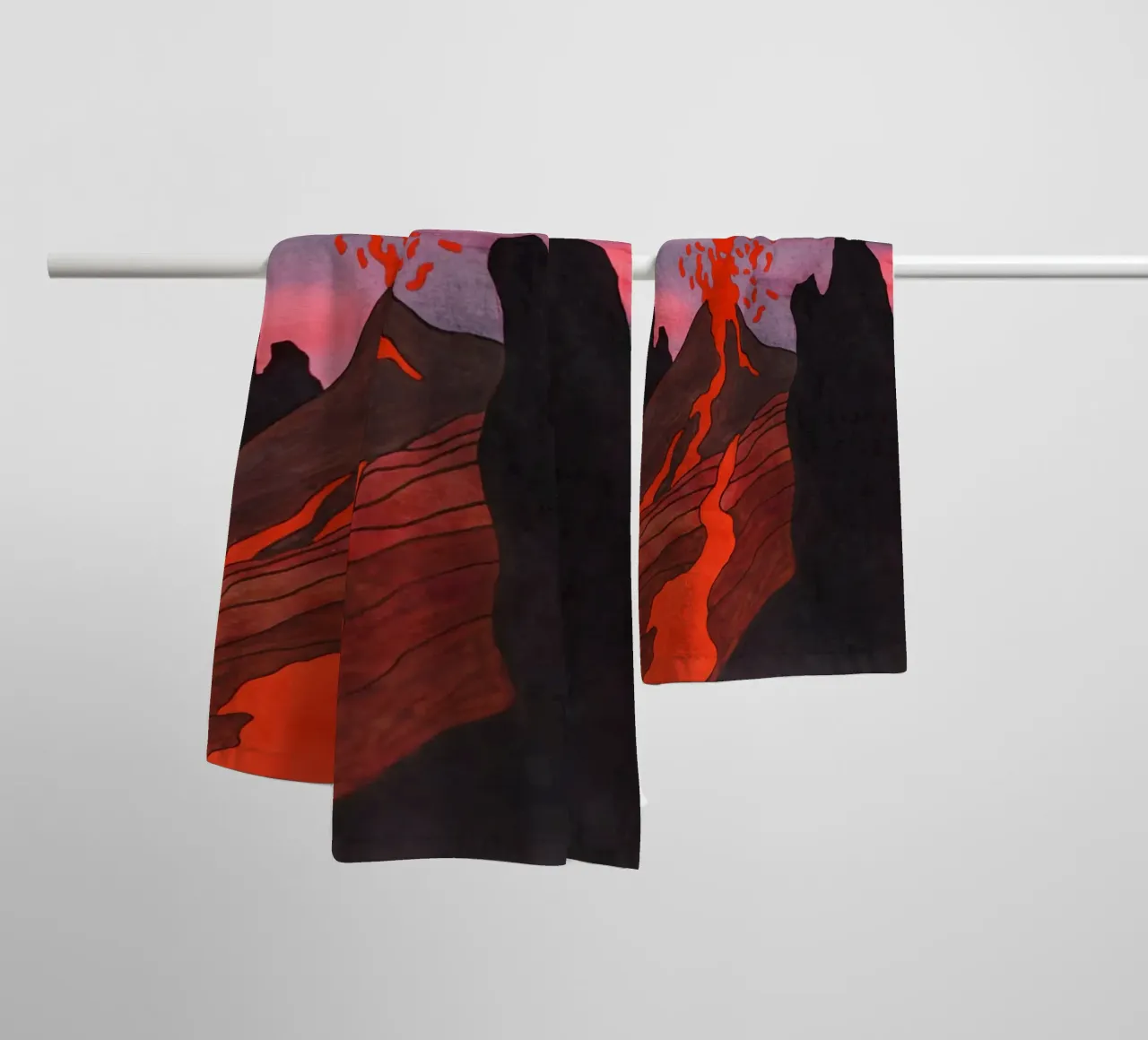 Ken Price Eruption continue non observée serviette de bain de Marcobarshop