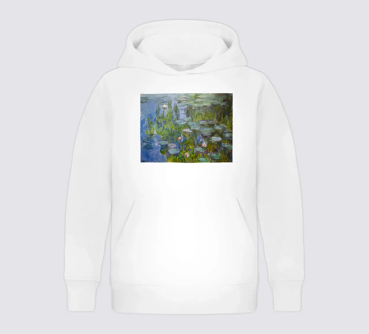 Water lilies kids hoodie by D1 Shop
