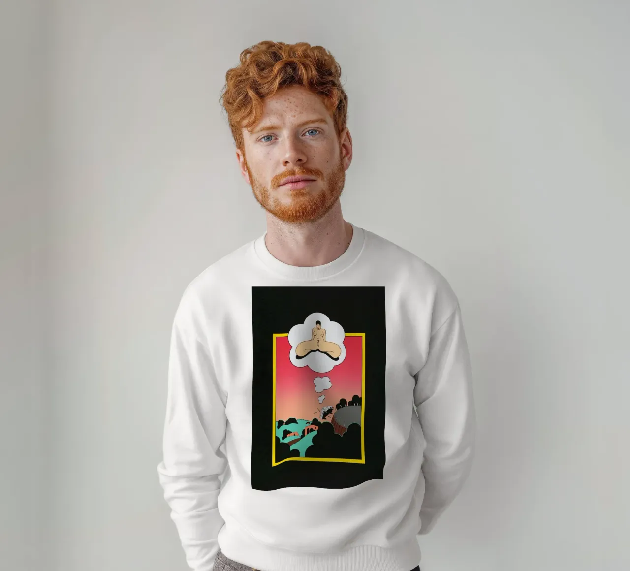 Ken Price Non pensare a lei quando cerchi di guidare felpa da Marcobarshop