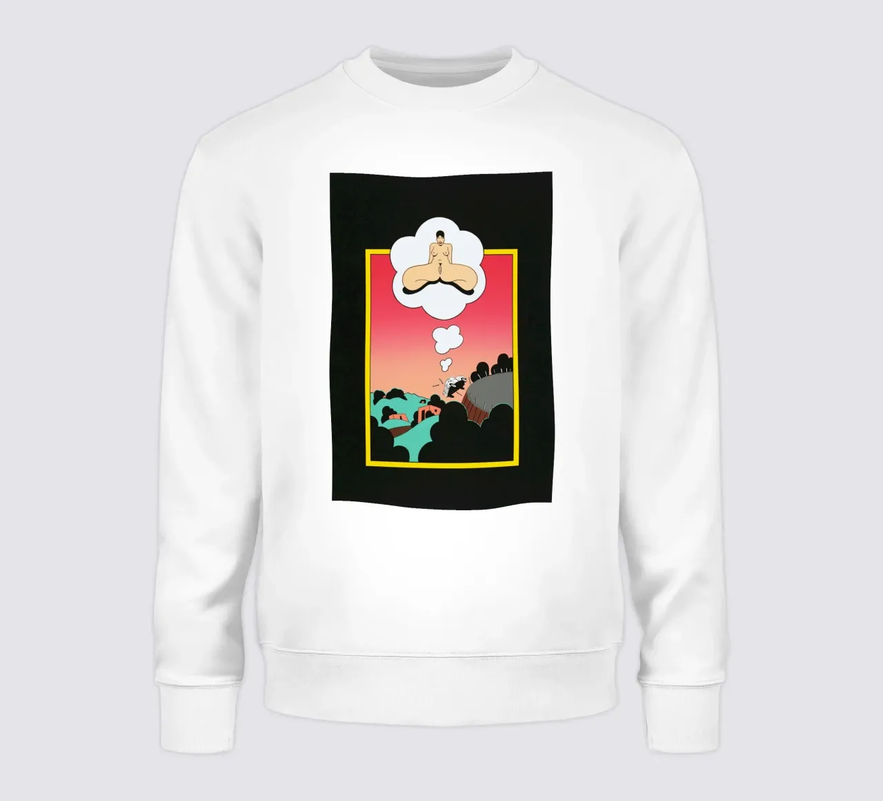 Ken Price Non pensare a lei quando cerchi di guidare felpa da Marcobarshop